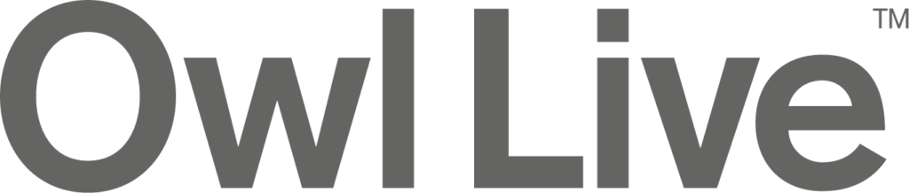 owl live logo grey